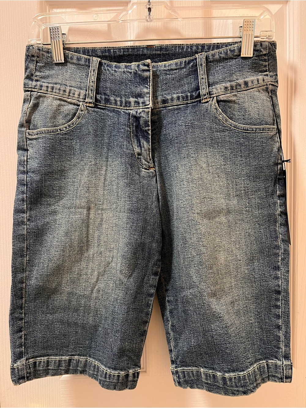 Willi Smith Stretch Bermuda Denim Shorts Size 4